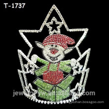 Fashion colored crystal elf surprised christmas pageant crowns